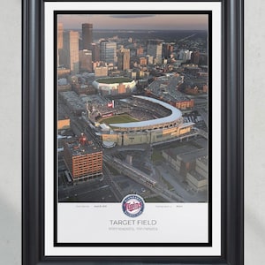 Minnesota Twins Target Field Framed Print