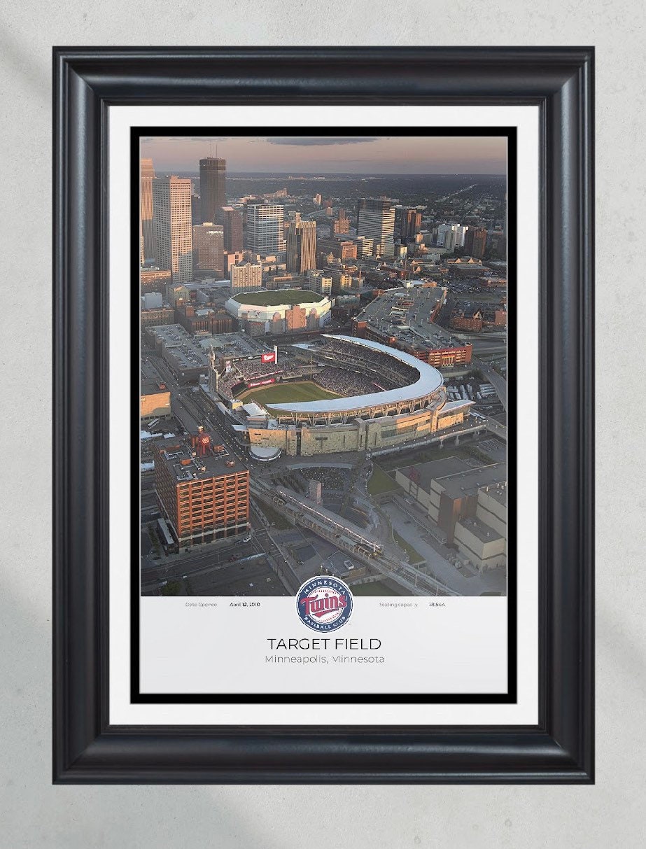 Minnesota Twins Target Field Framed Print PT60237