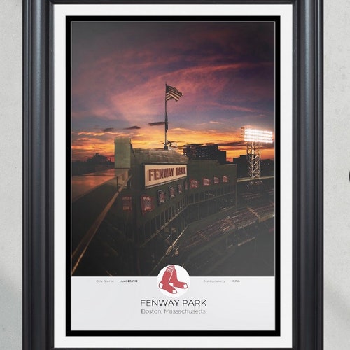 Impression encadrée Fenway Park des Red Sox de Boston