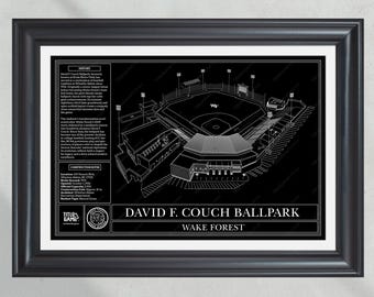 David F. Couch Ballpark - stadionblauwdruk