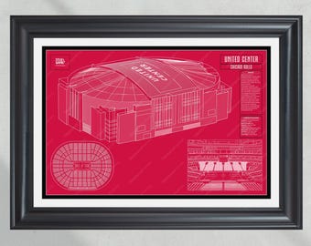 Progetto dell'arena United Center dei Chicago Bulls