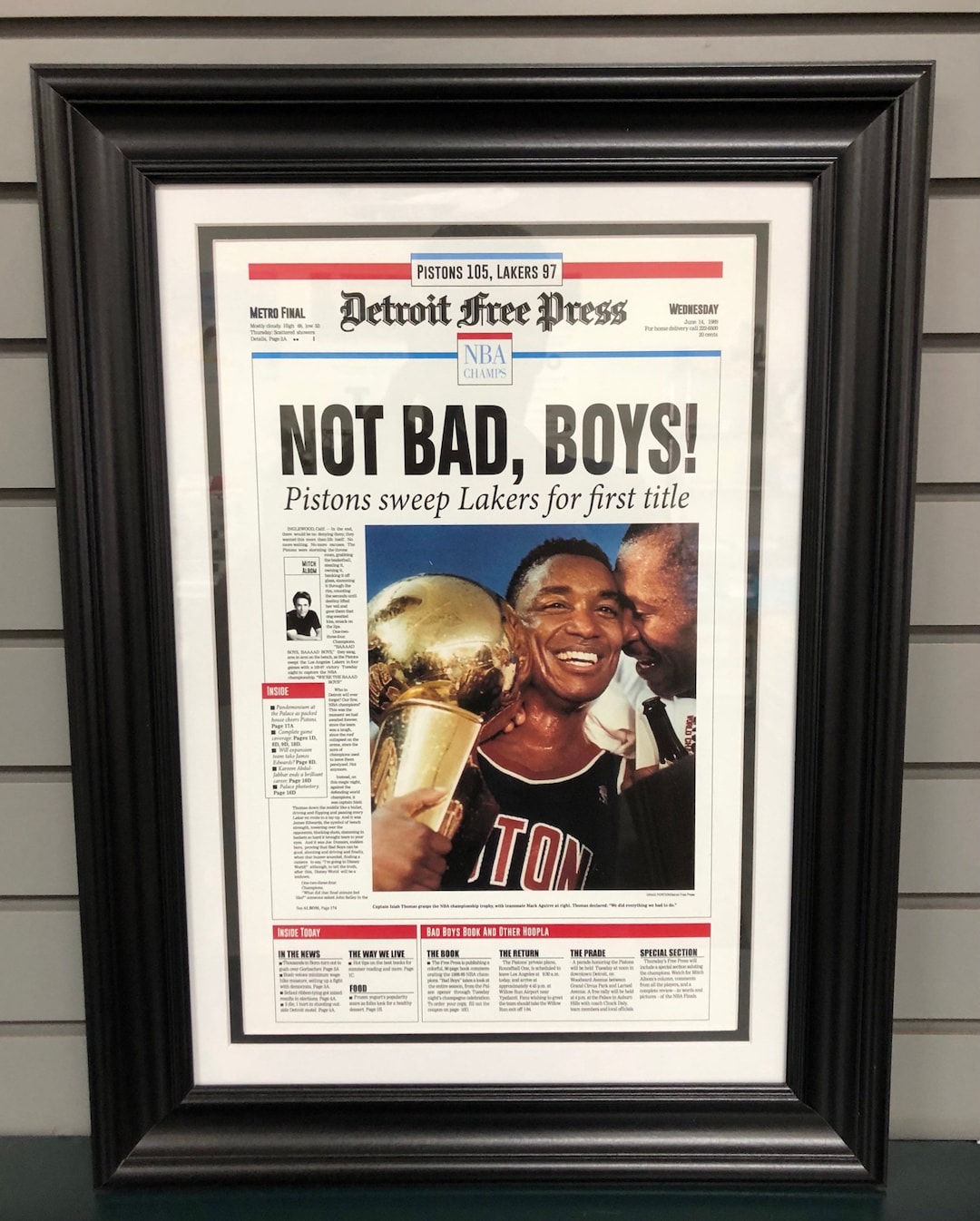 The Detroit Pistons' 1989 Bad Boys Unite 