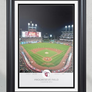 Cleveland Guardians Progressive Field Framed Print