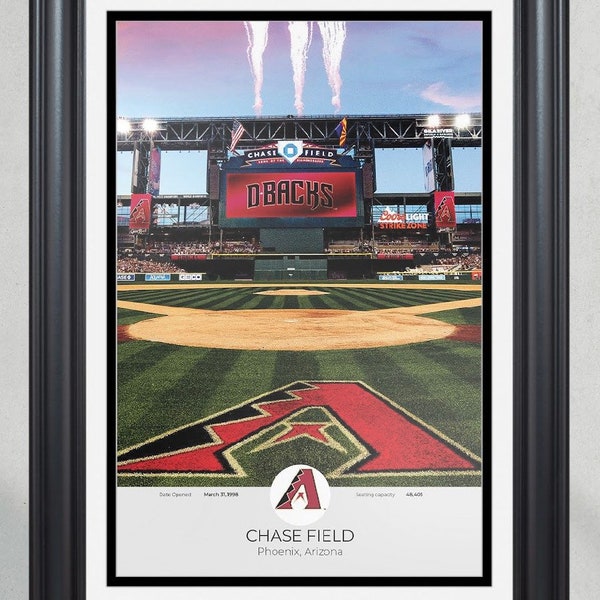 Arizona Diamondbacks Chase Field Framed Print