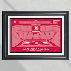 Toronto Raptors Scotiabank Arena Basketball Stadium Blueprint
