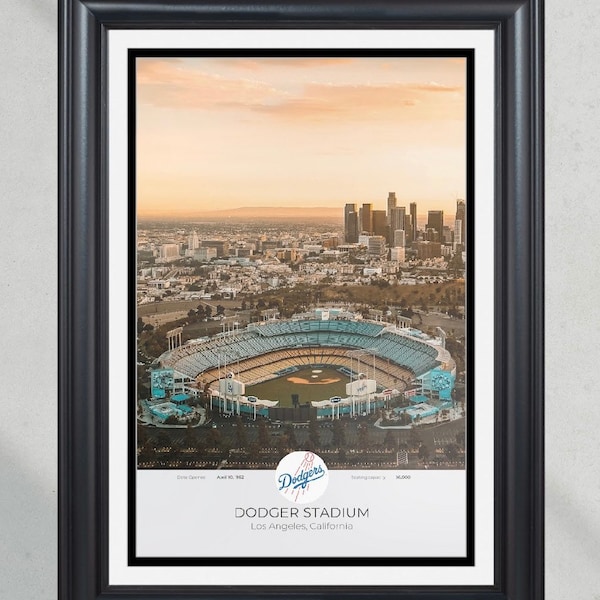 Los Angeles Dodgers Dodger Stadium Framed Print