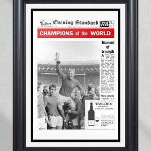 1966 England Soccer World Cup Framed Print