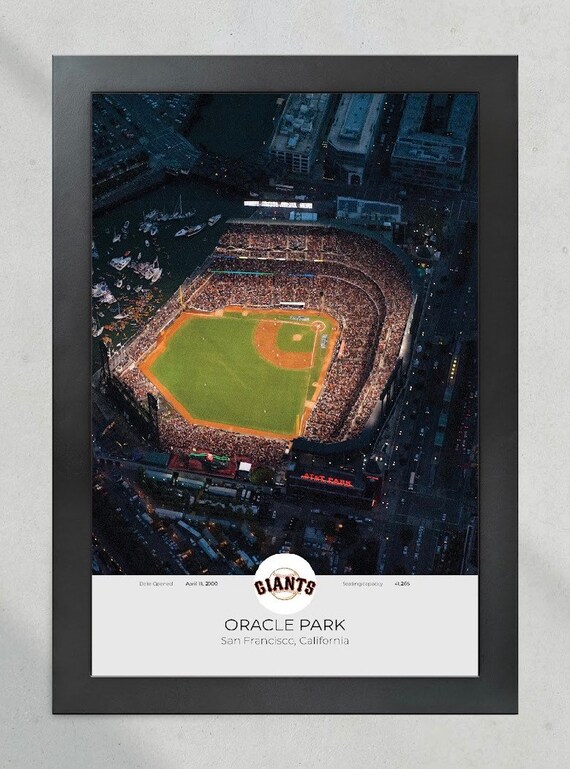 San Francisco Giant Oracle Park Framed Print - Etsy