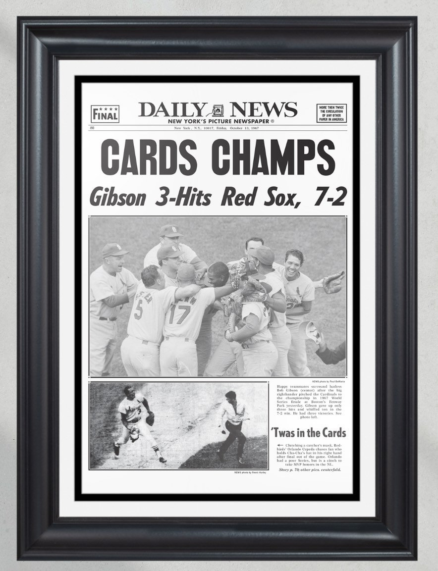 St. Louis Cardinals 1967 Bob Gibson MLB World Series Championship Ring