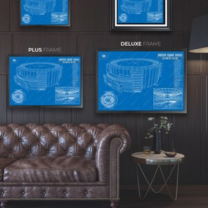 New York Knicks Madison Square Garden NBA Basketball Stadium Blueprint image 6