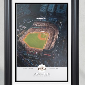 San Francisco Giant Oracle Park Framed Print