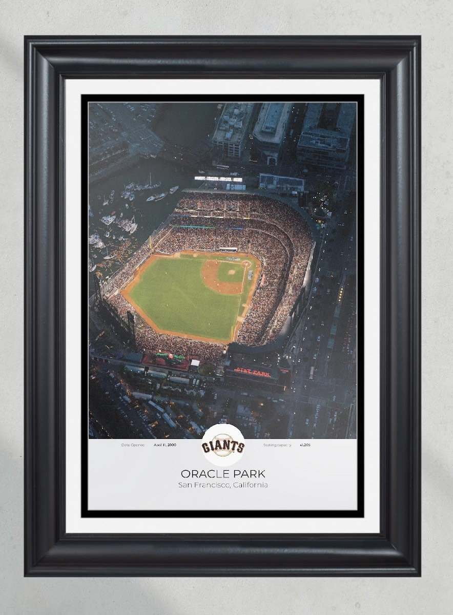 San Francisco Giant Oracle Park Framed Print PT60296