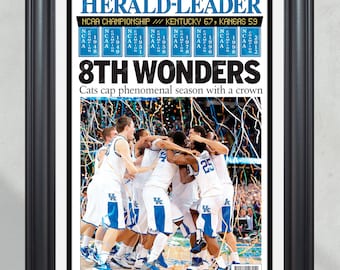 2012 Kentucky Wildcats '8th Wonders' NCAA Basketball Champions
