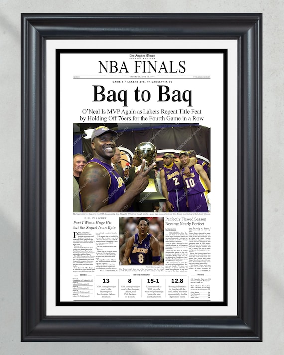 【送料無料】2001 NBA CHAMPIONS LA LAKERS Tシャツ XLサイズ 新品未使用タグ付き Vintage Lee Sport La Lakers NBA Finals Champions 2001 T Shirt Size
