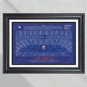 New York Islanders UBS Arena Hockey Stadium Blueprint