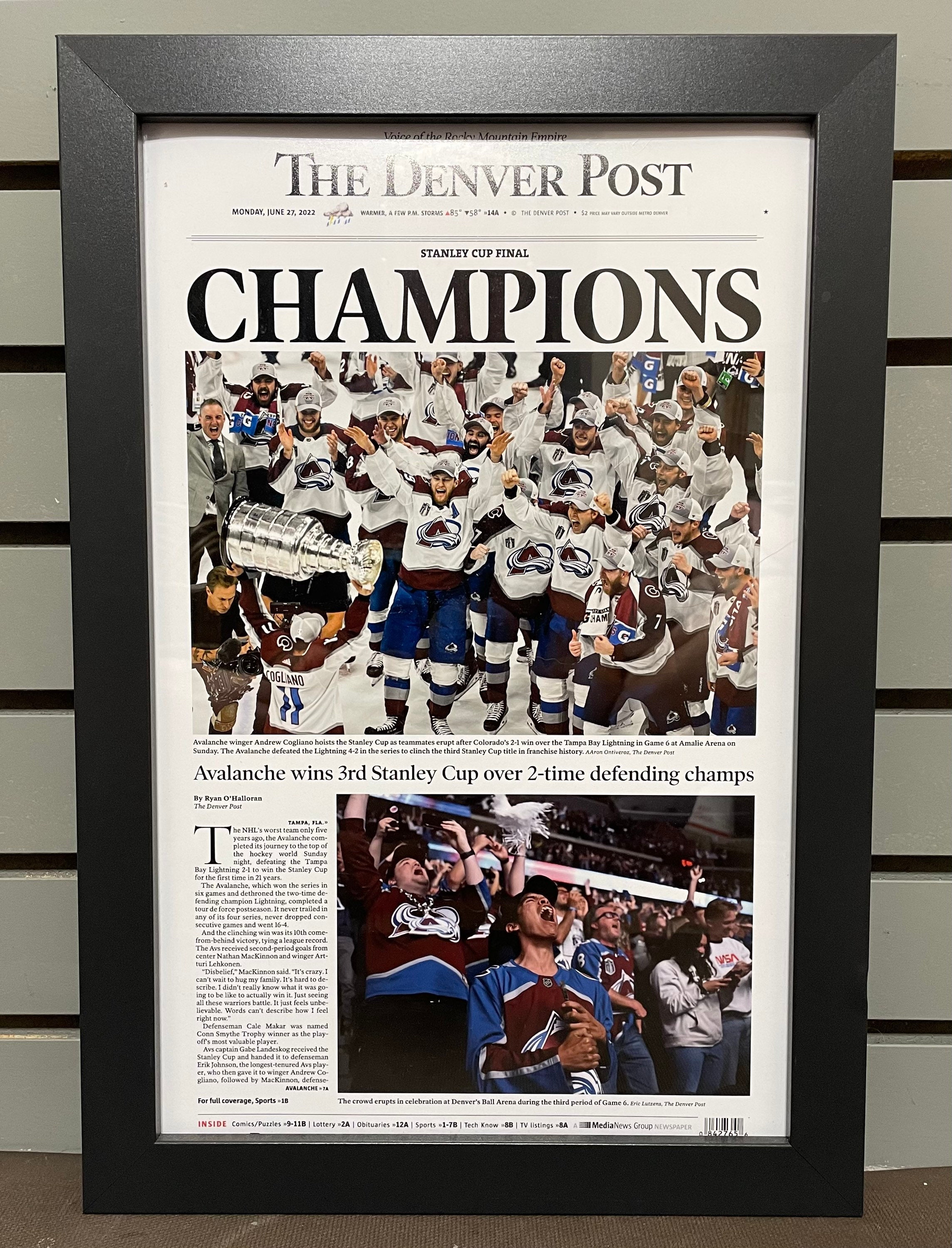 WinCraft 2022 Stanley Cup Champions Colorado Avalanche 2-Sided Banner