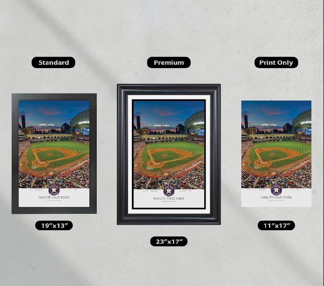 MLB Houston Astros - Minute Maid Park 22 Wall Poster, 14.725 x 22.375  Framed