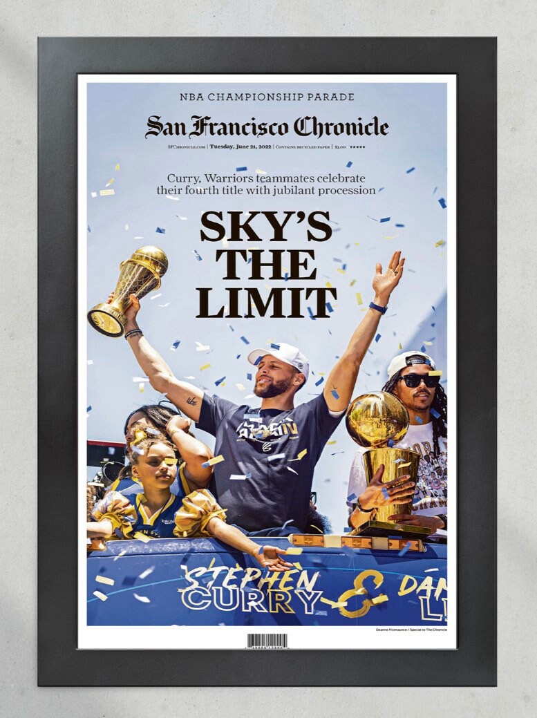 Warriors 2022 Sky's The Limit T-shirt - San Francisco Chronicle online store