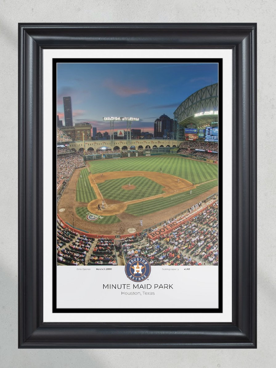 Houston Astros Minute Maid Park Framed Print PT60522