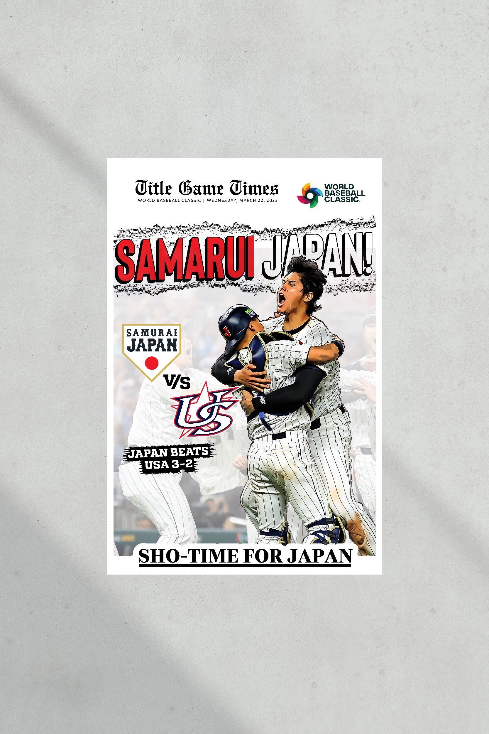 2023 Samurai Japan Jersey Home WBC