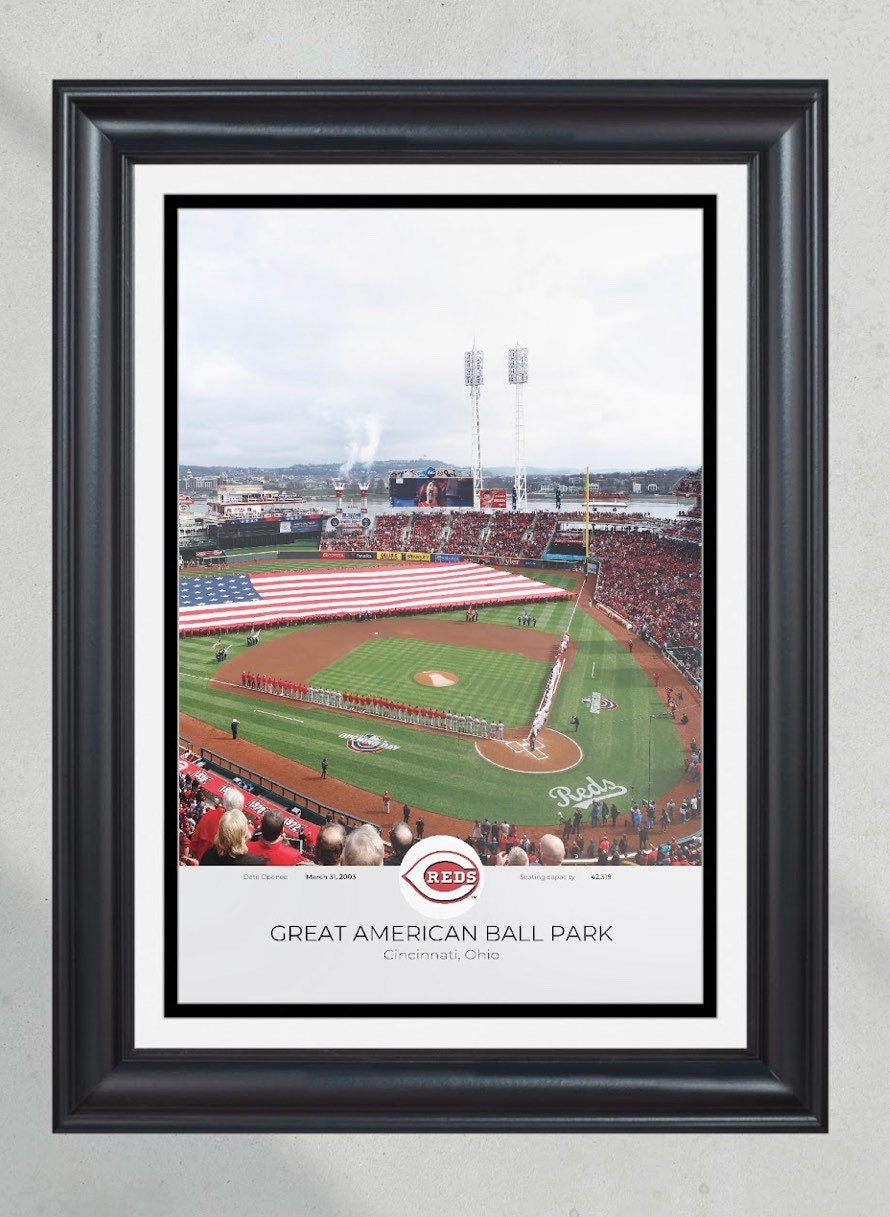 Cincinnati Reds Great American Ball Park Framed Print PT60350
