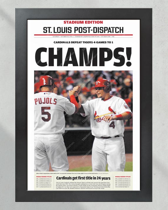 2006 St Louis Cardinals World Series Victory 'CHAMPS