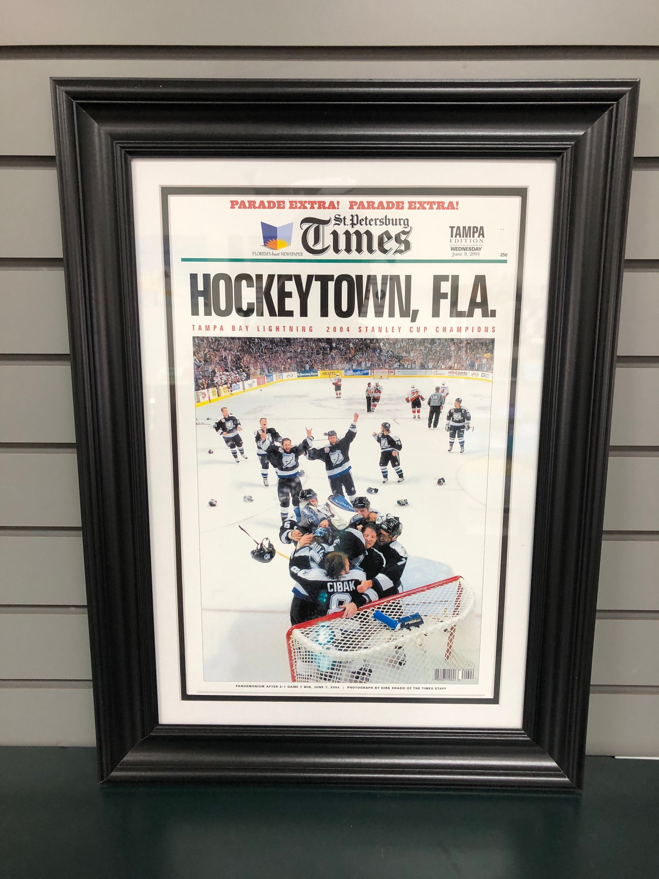 2004 Tampa Bay Lightning Stanley Cup Champions Ingelijste | Etsy
