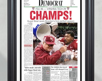 2000 FSU Seminoles Sugar Bowl Triumph: CHAMPS! - Bowden's Perfect Season (Verzegeld)