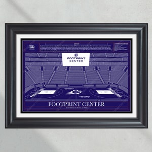 Phoenix Suns Footprint Center NBA Basketball Stadium Blueprint