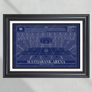 Toronto Maple Leafs Scotiabank Arena Eishockey Stadion Blueprint