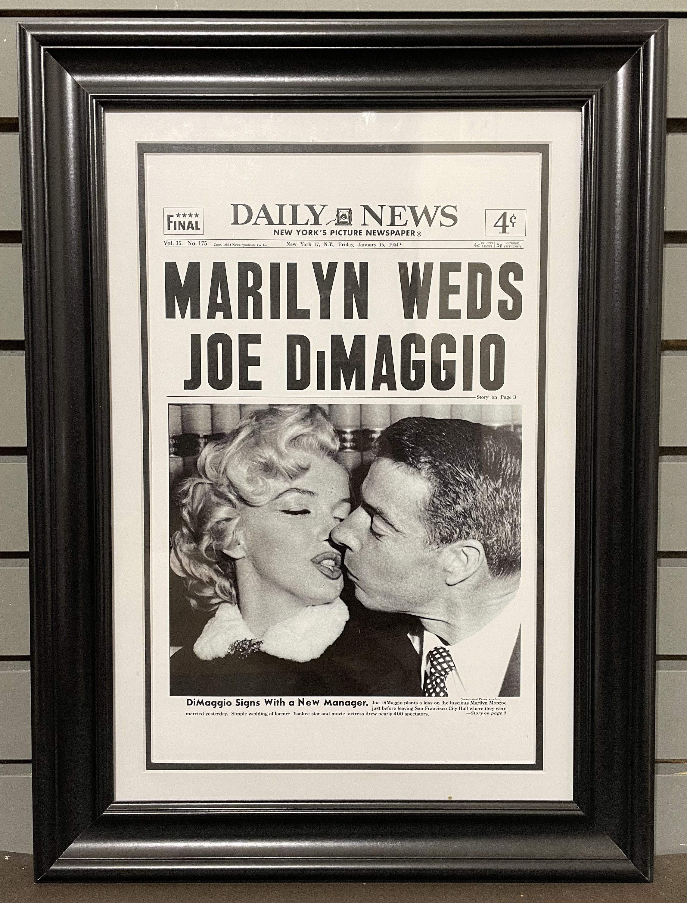 Marilyn Monroe Engagement Ring Joe Dimaggio