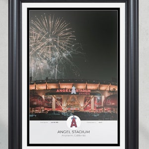 Los Angeles Angels Angel Stadium Framed Print