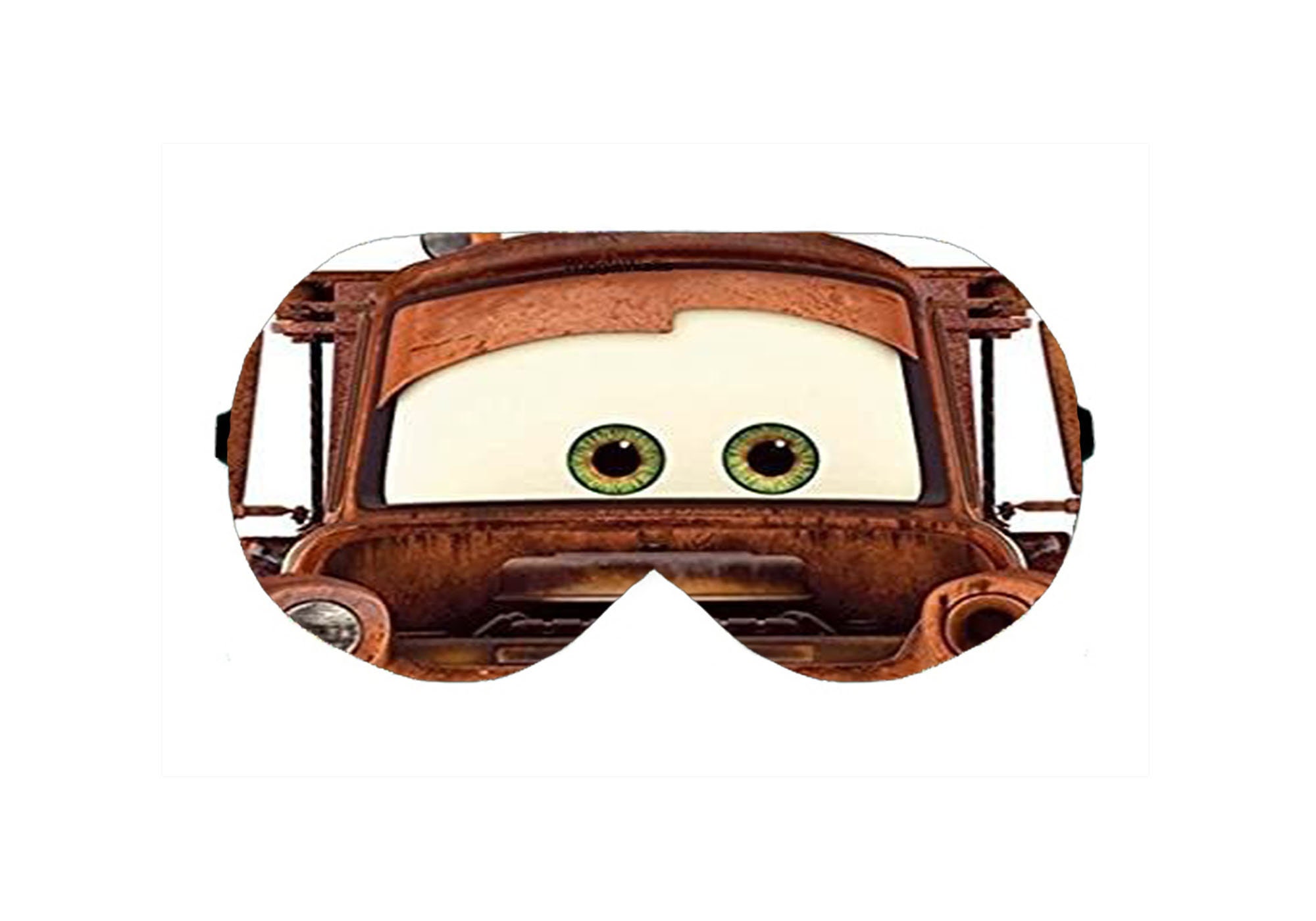 Tow Mater Cars Cartoon Face Sleep Sleeping Mask Blindfold Eye Etsy
