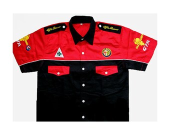 Ford vintage Retro Pit Crew Grand Prix Motorsport Motor Sport Car Racing Race Mecanicien Travail Streetwear Unisexe Top Shirt Chemises Taille M Etsy France