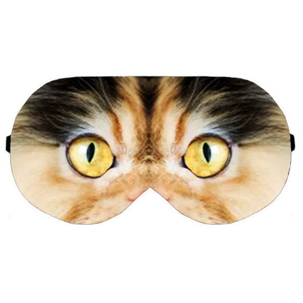 Cat Eyes Sleep Mask Etsy