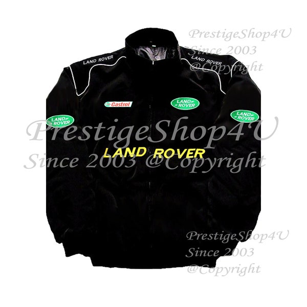 Land Rover Motorsport Motor Sport Auto Racing Race Racer Automobile Pit Crew Vintage Retro Gear Car Top Suit Jackets Jacket Size M L XL XXL