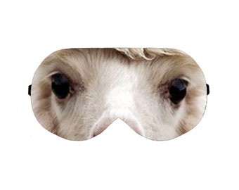 Alpaca sleep mask, blindfold, sleeping mask, sleep mask, eye mask, eye slumber, sleeping eye mask, eye pillow, eye patch, relaxation mask