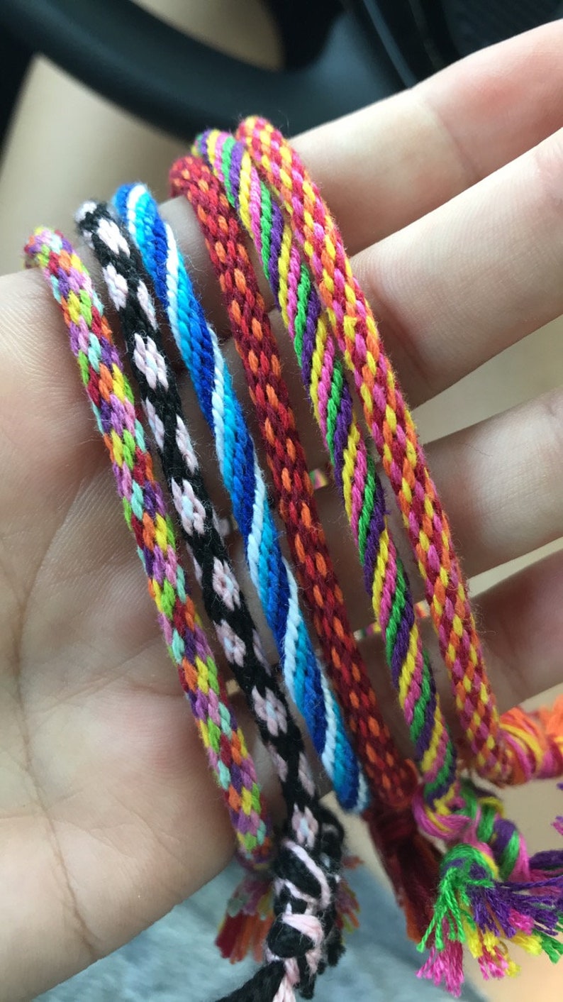 Woven Diamond Friendship Bracelet Etsy