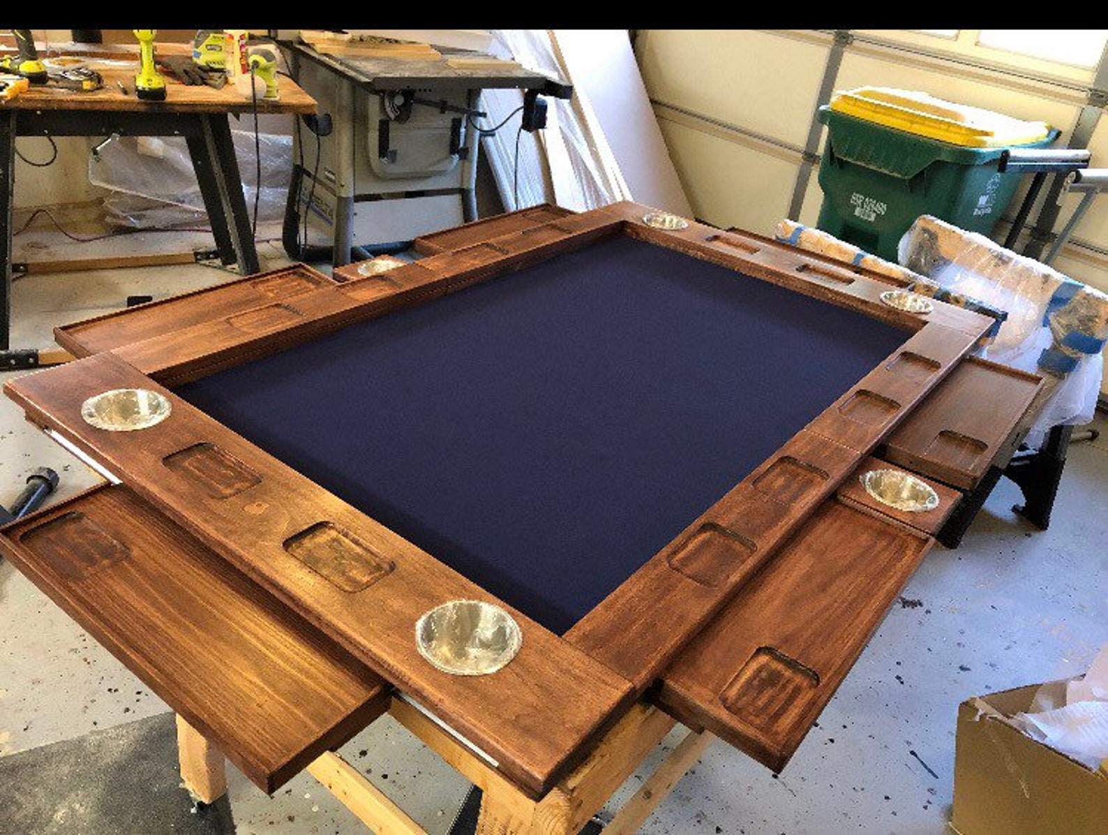 Board Game Table Topper With Added Shelves Etsy Canada