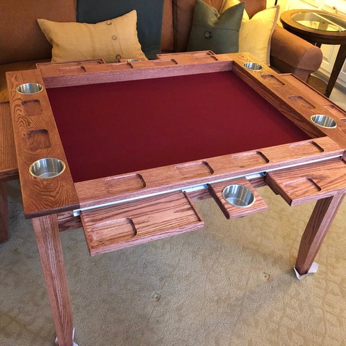 Board Game Table Topper With Added Shelves Etsy