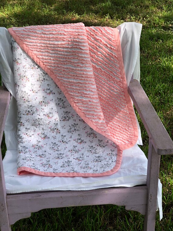 Baby Handmade Faux Chenille Quilt Cotton Flannel Etsy