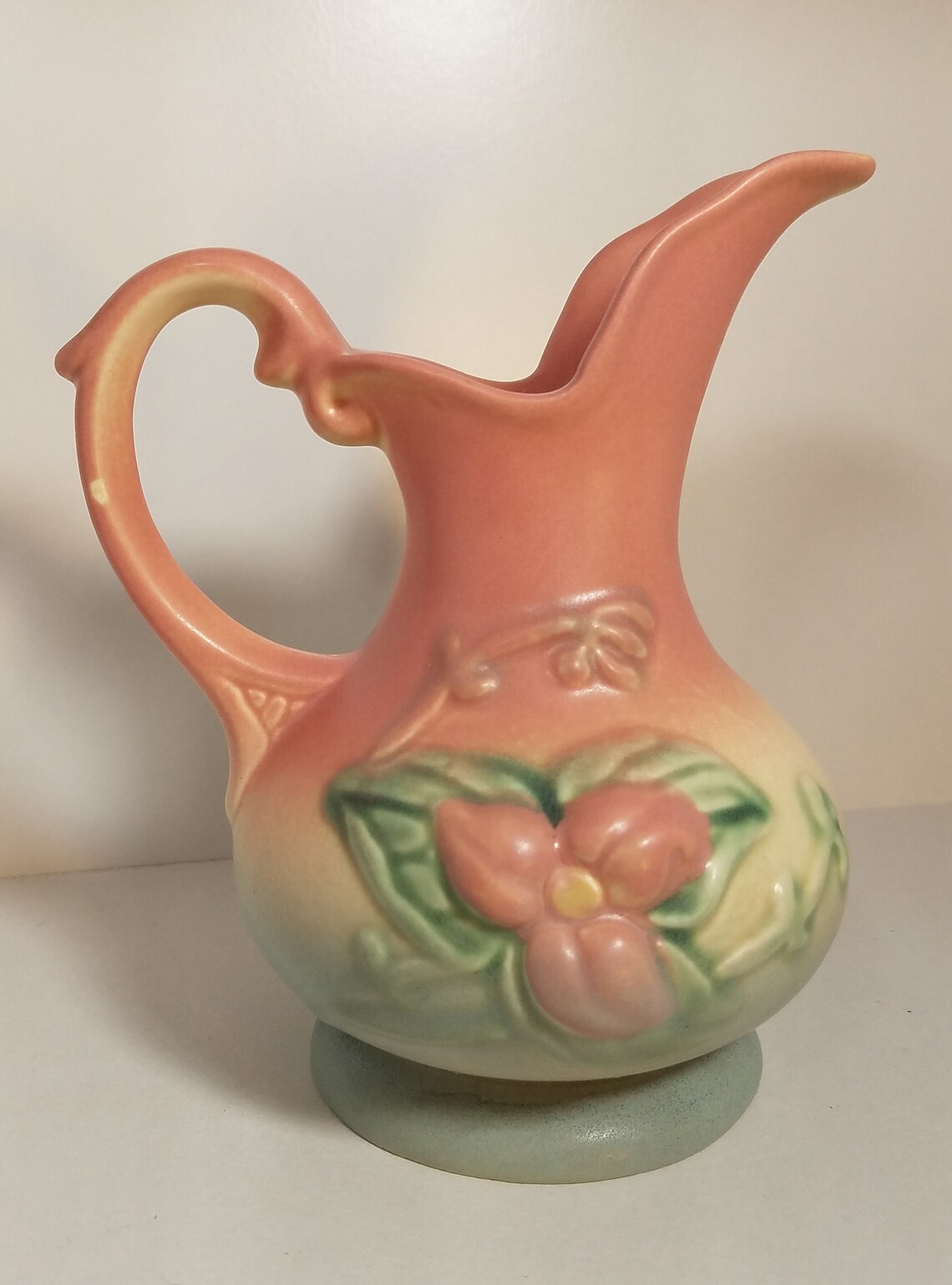Hull Art Pottery USA Ewer Wildflower Series W25 1/2 Etsy