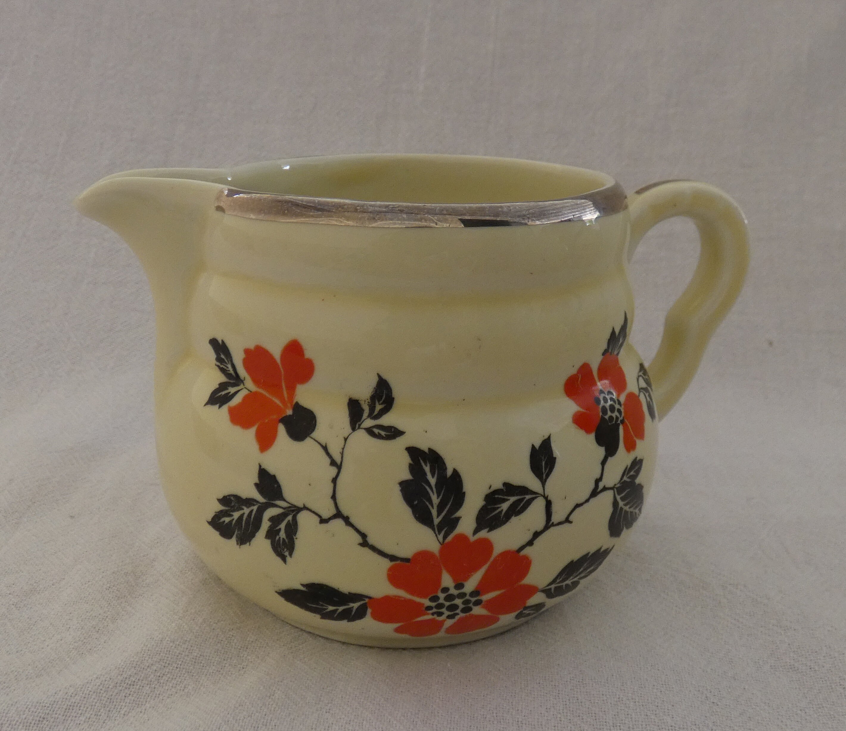 Vintage Hall China Red Poppy Teapot Sugar Bowl and Creamer Etsy