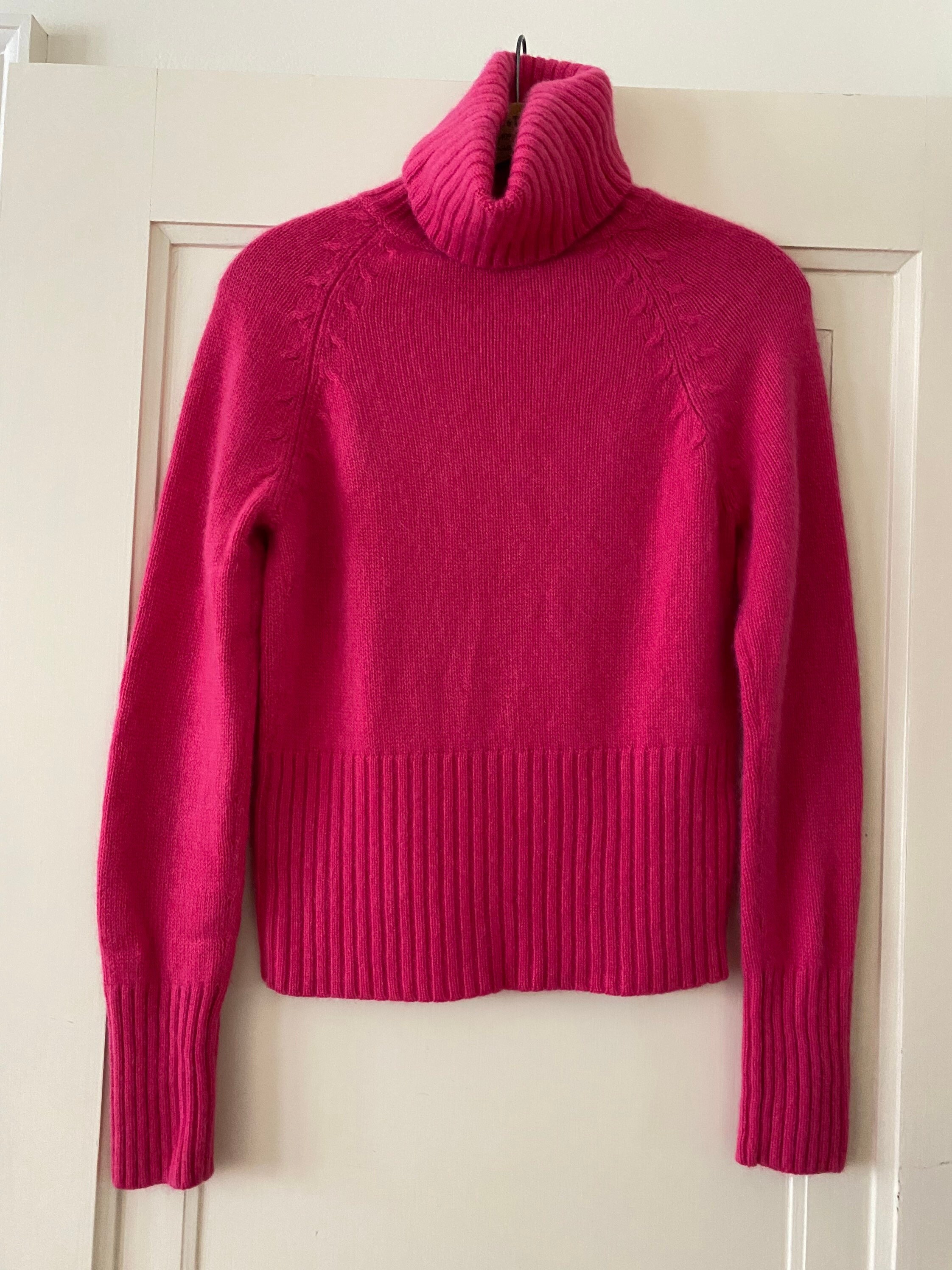 Hot Pink Turtleneck - Etsy