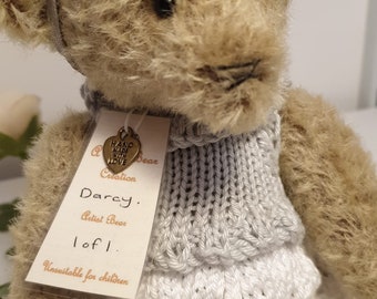 Darcey, a ooak handmade artist bear