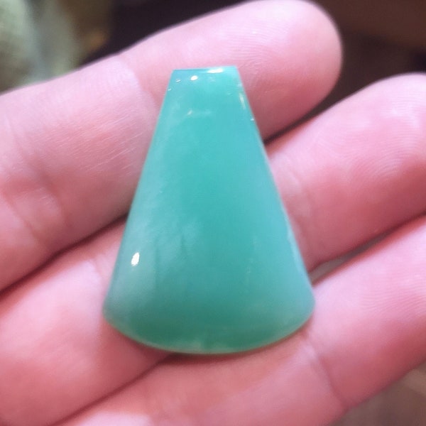 Cabochon pierre naturelle de chrysoprase