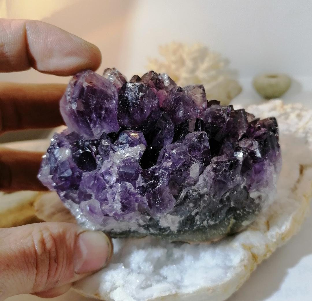 Druze Améthyste Du Brésil Minéraux Bruts Naturalprana