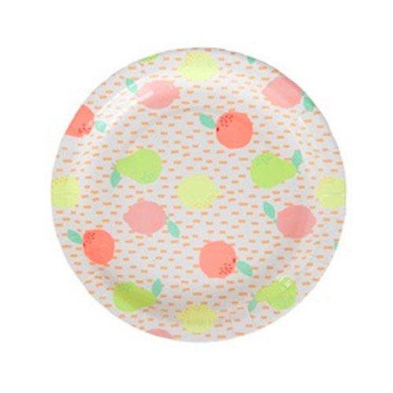 Fruit Party Plates 10 per pack, Fruit Plates, Tutti Fruity, TWOtti Frutti, Summer Party, Tropical Party Il_570xn