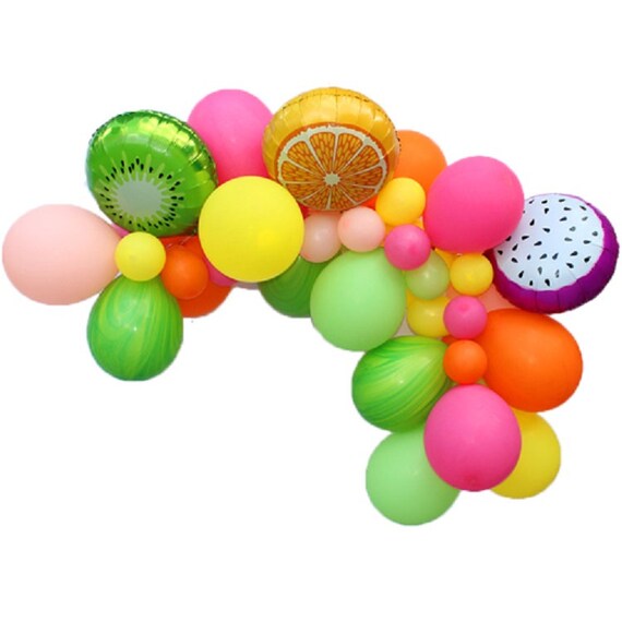 Tutti Frutti Balloon Garland kit for a fruit birthday party Makes a 6 Feet Long balloon garland DIY Two-tti Fruity party Summer Party Il_570xn