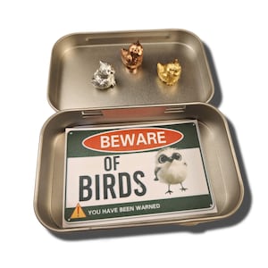 BIRDS - Three Hinge Head Decorative Toppers, Magnetic Door Hinge Decor, BIRD Hinge Toppers, Unique Bird Lover Home Decoration, Gift Box